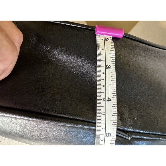 Unbranded Black Studded Shoulder Hobo Vegan Leather Bag Bonus CC Case Pockets - Picture 15 of 16